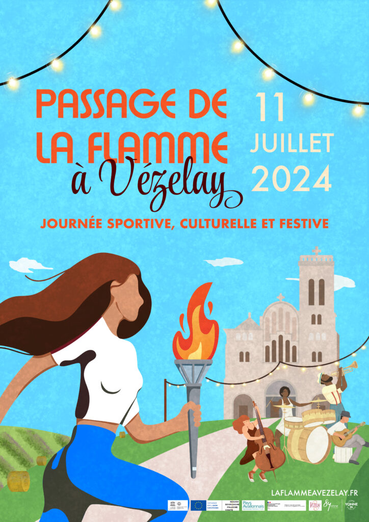 La flamme à Vézelay
